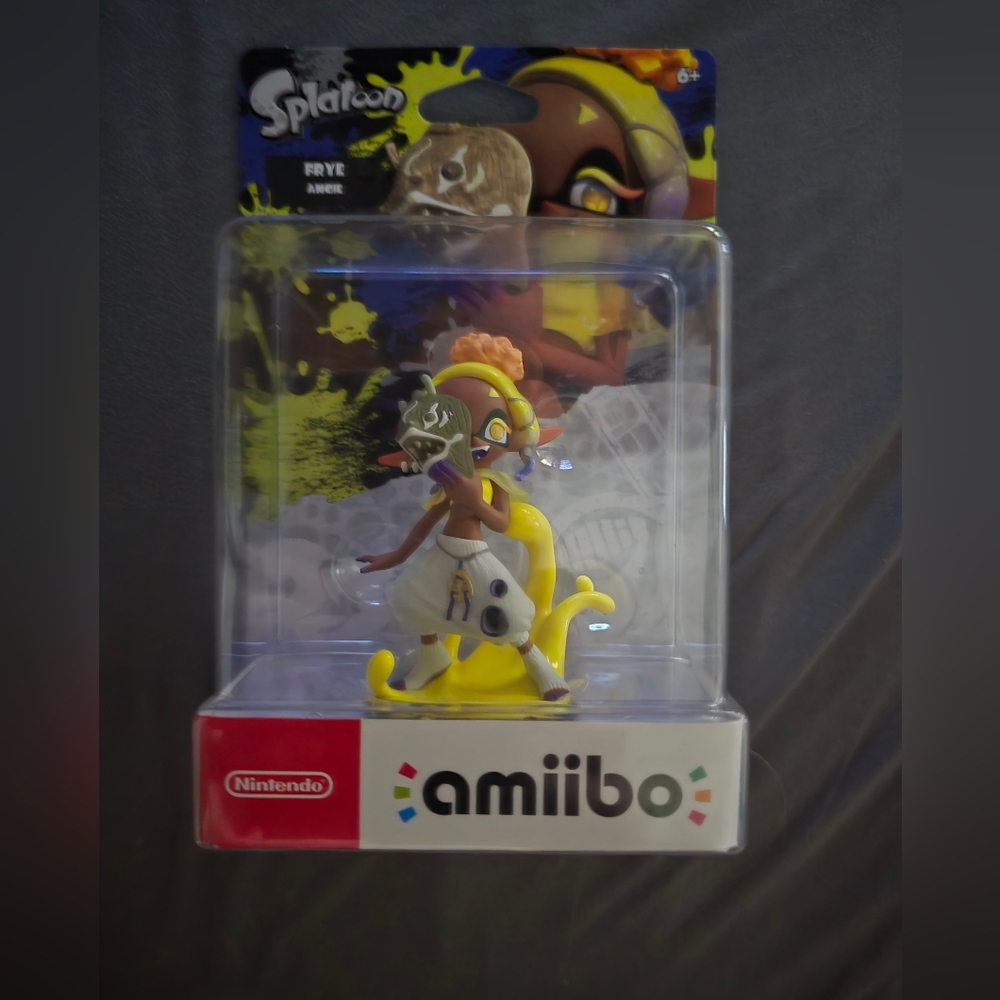 Amiibo Nintendo Splatoon FRYE ANGIE New Sealed Box Is In Mint Condition 